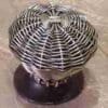 WOVEN PEWTER FINISHED KNOB DVCL-02052631