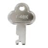 Nickel Trunk Key for Lock N-3815K OBT-46K Nickel Trunk Key for Lock N-3815K OBT-46K