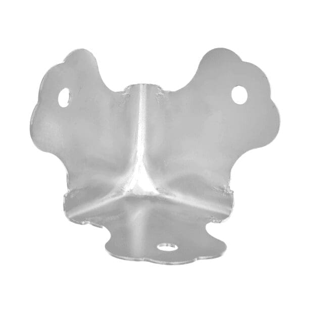 Nickel Plated Trunk Corner OBL-3393NP Nickel Plated Trunk Corner OBL-3393NP - Image 2