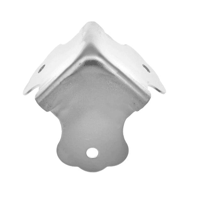 Nickel Plated Trunk Corner OBL-3393NP Nickel Plated Trunk Corner OBL-3393NP