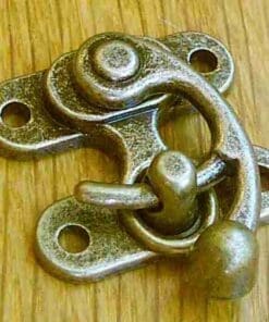Antique Brass Finished Purse Latch - OBP-2127ANTB - 1-1/2 Inches Wide by 1-3/4 High Antique Brass Finished Purse Latch - OBP-2127ANTB - 1-1/2 Inches Wide by 1-3/4 High