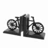 Cast Iron Bicycle Bookends: Vintage Style for Holding Your Books