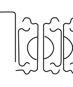 Formed Steel Telescopic Table Slides - Heavy Gauge Steel for Four Leg Tables D-9218U