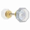 Lacquered Brass Glass Door Knob BM-8851PL Lacquered Brass Glass Door Knob