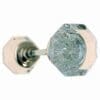 Nickel Base Glass Door Knob