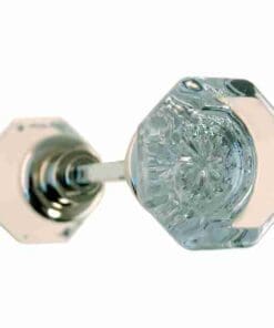 Nickel Base Glass Door Knob