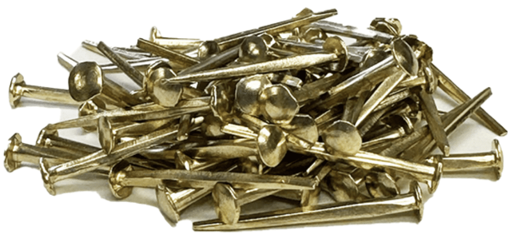 Trunk Nails Brass Plated KD-TKN2 Trunk Nails Brass Plated