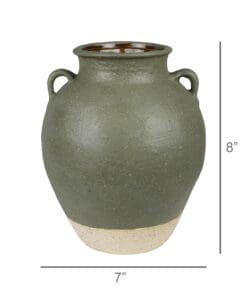 Ceramic Green Umbria Pot 1