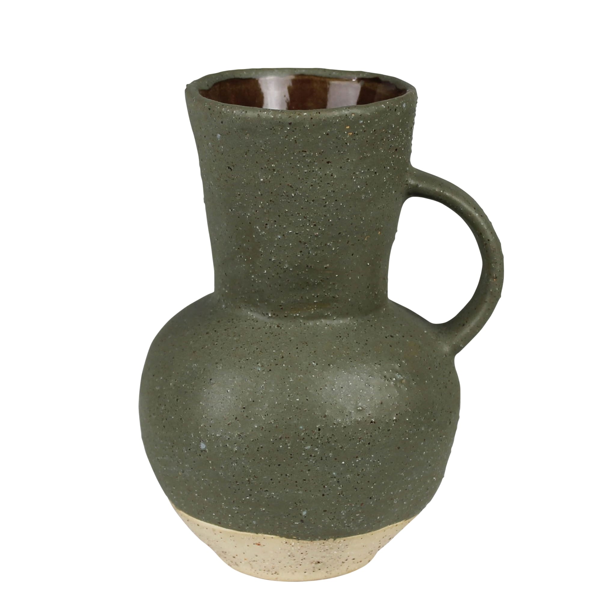 Green Ceramic Umbria Vase HA-4986-3 Green Ceramic Umbria Vase