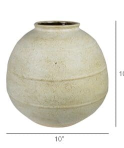 Round White Umbria Vase 1