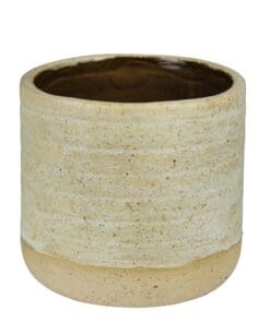 White Ceramic Umbria Cachepot