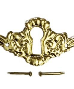 Stamped Brass Keyhole Cover